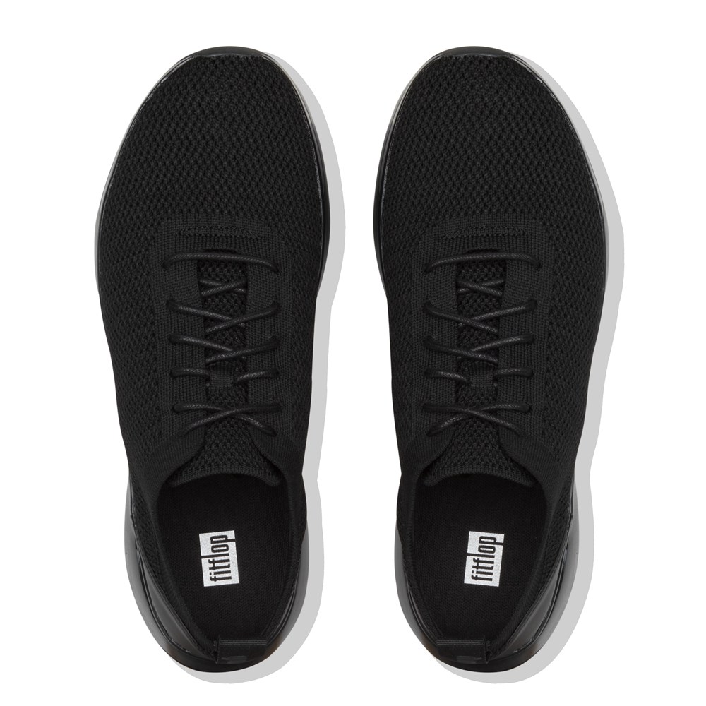 Fitflop Mens Sneakers - Flexknit - Black - 351-XZPHRM